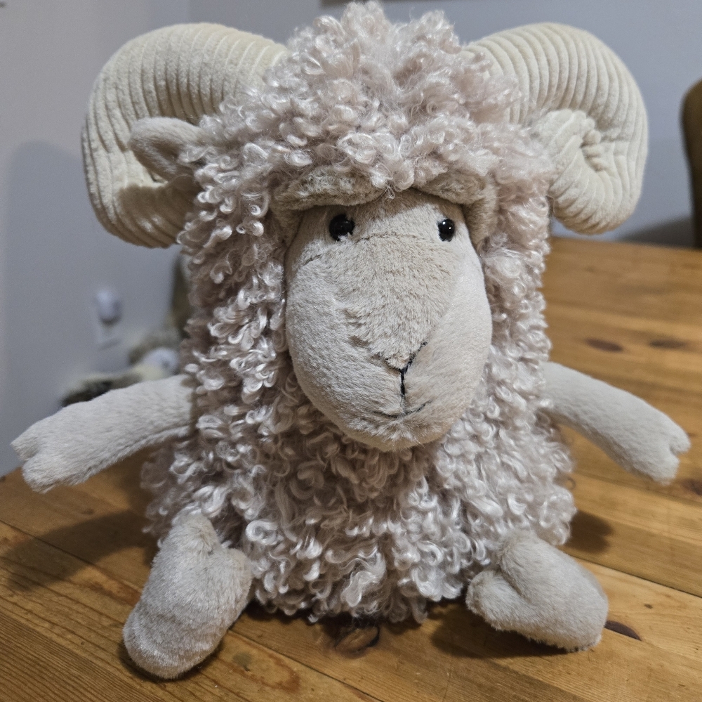 Jellycat Ramsley Sheep ๐ 13x5.1x5.5" Soft and Plush NWT - Picture 2 of 5